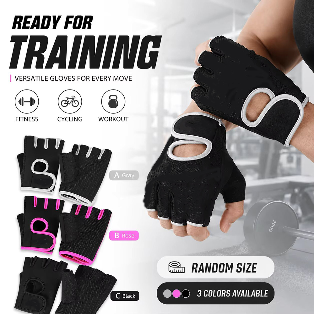 Breathable Half Finger Sports  - Weightlifting Gloves 评论和价格
