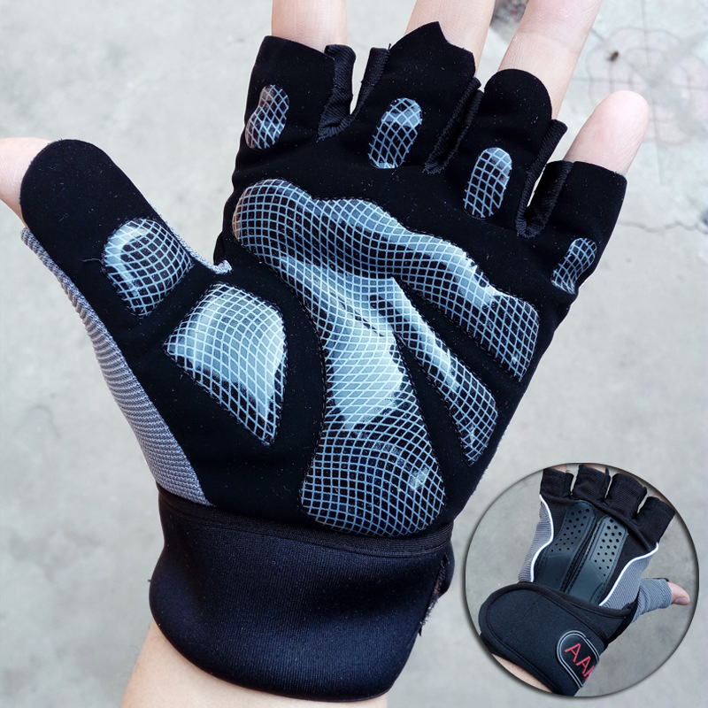 Half Finger Guantes Protective - Weightlifting Gloves 评论和价格