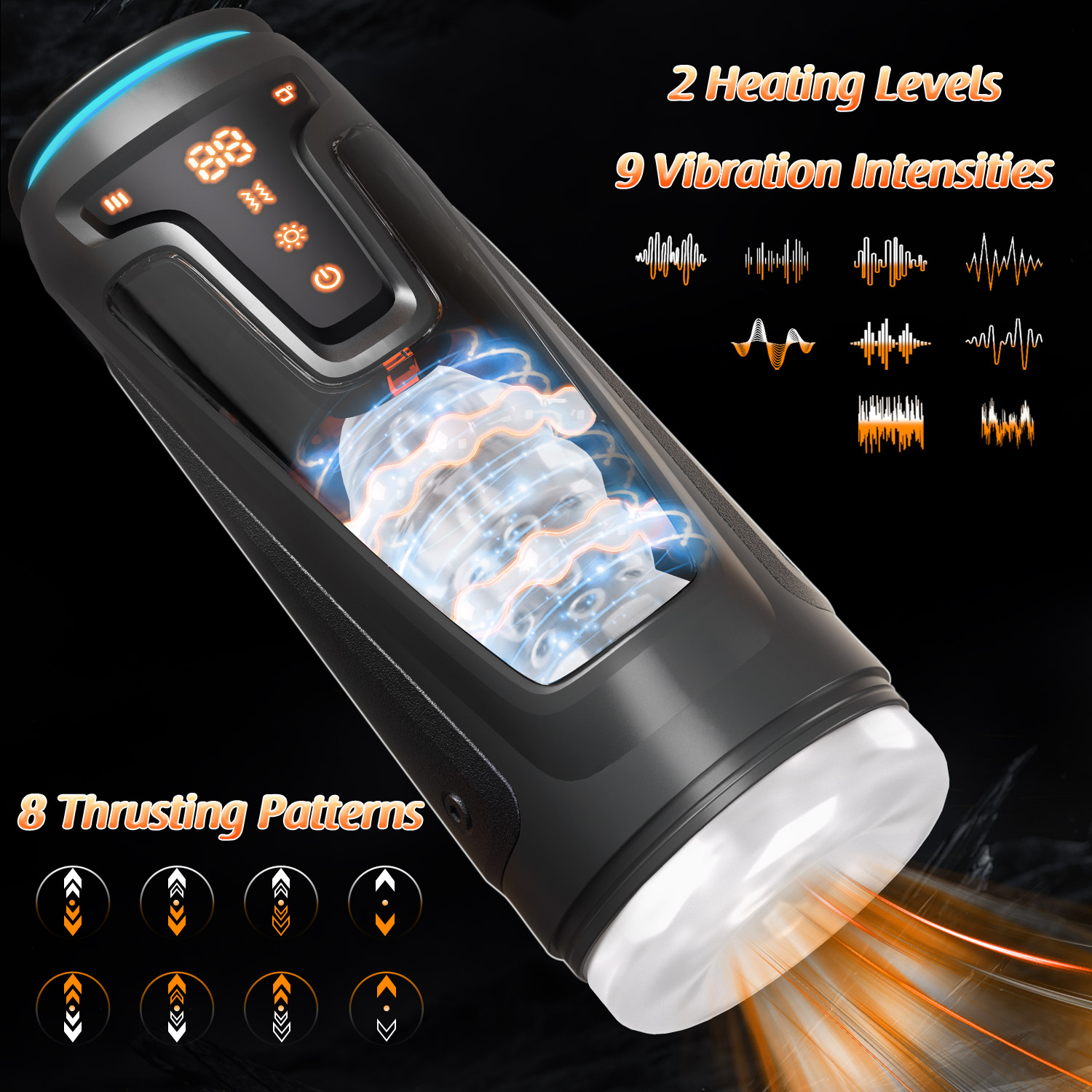 SENSIVO LED Automatic Male Mas - Crossfit Machine 评论和价格