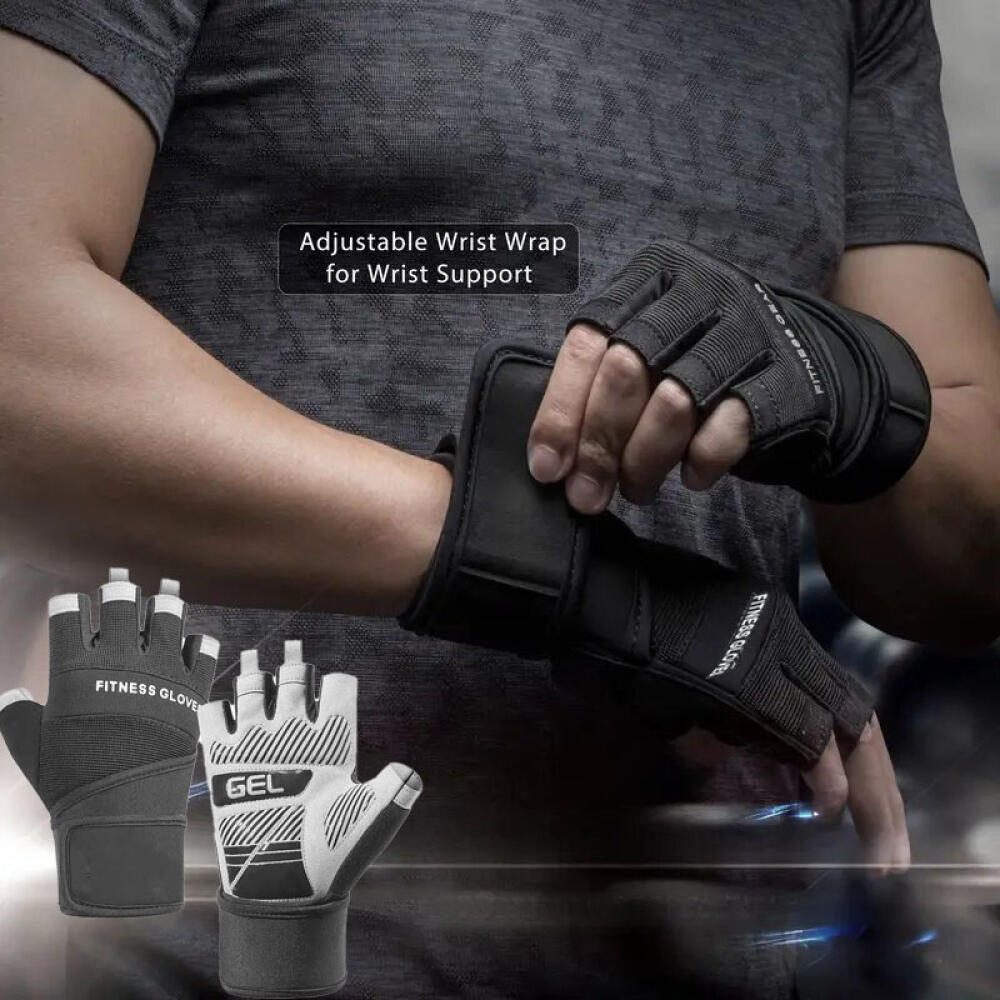 Half Finger Gym Gloves Wear Re - Weightlifting Gloves 评论和价格