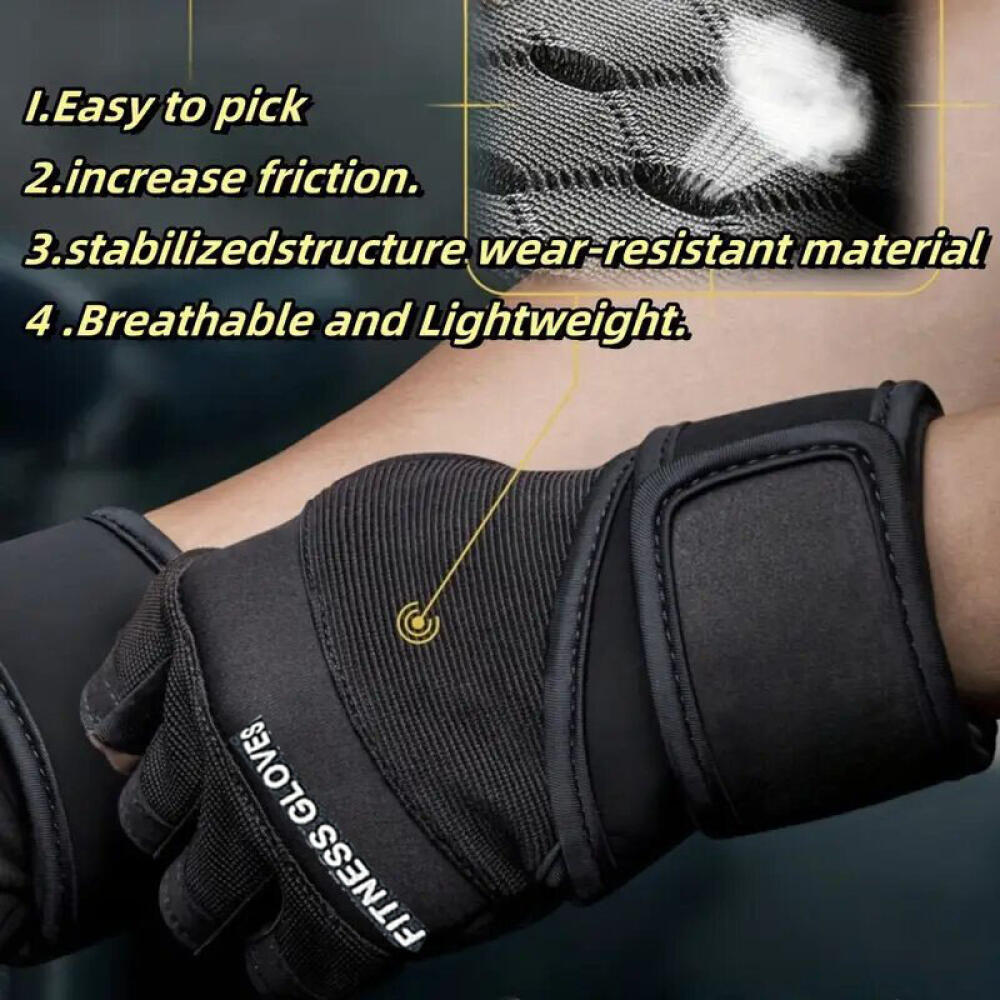 Half Finger Gym Gloves Wear Re - Weightlifting Gloves 评论和价格